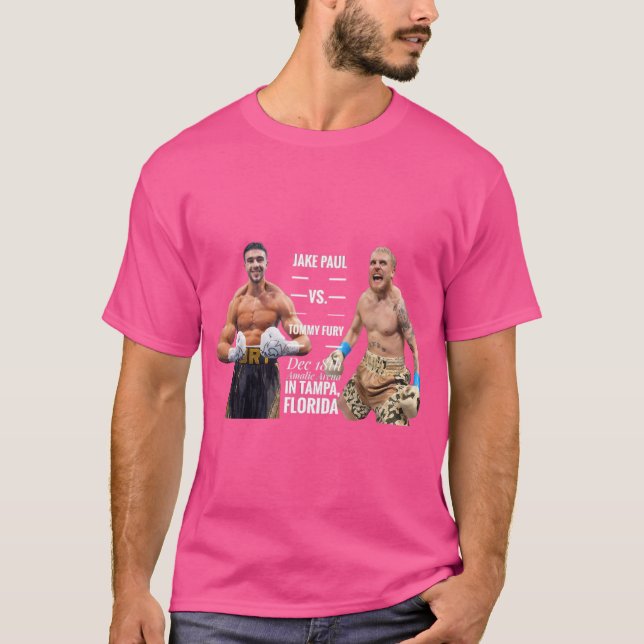 Jake Paul Vs Tommy Fury T-Shirt (Vorderseite)