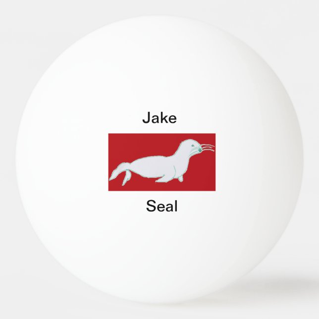 Jake Ping Pong Ball Tischtennisball (Vorderseite)