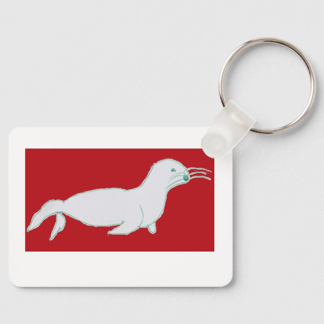 Jake Seal Metal Keyring Schlüsselanhänger (Vorderseite)