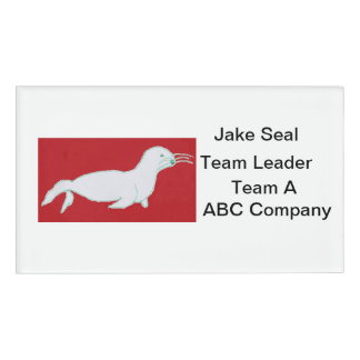 Jake Seal Name Tag Namenschild