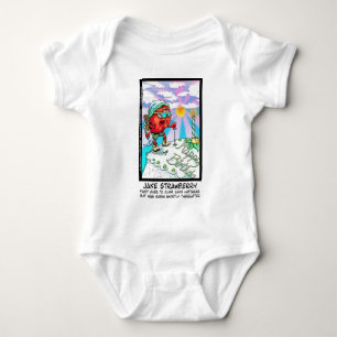 Jake Strawberry Funny Dessert Geschenke & Links Baby Strampler