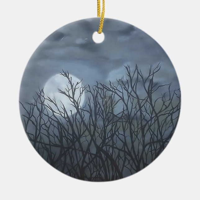 Jake's Moon-Ornament Keramikornament (Vorne)