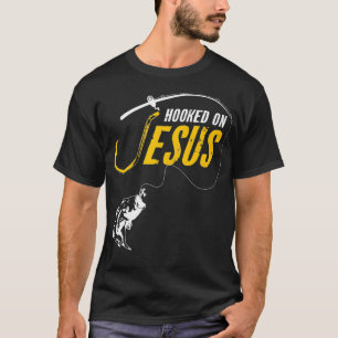 Jakob auf Jesus Funny Christliche Fischerei T-Shirt