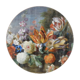 Jakob Bogdani Tulips Peonies und andere Blume Schneidebrett