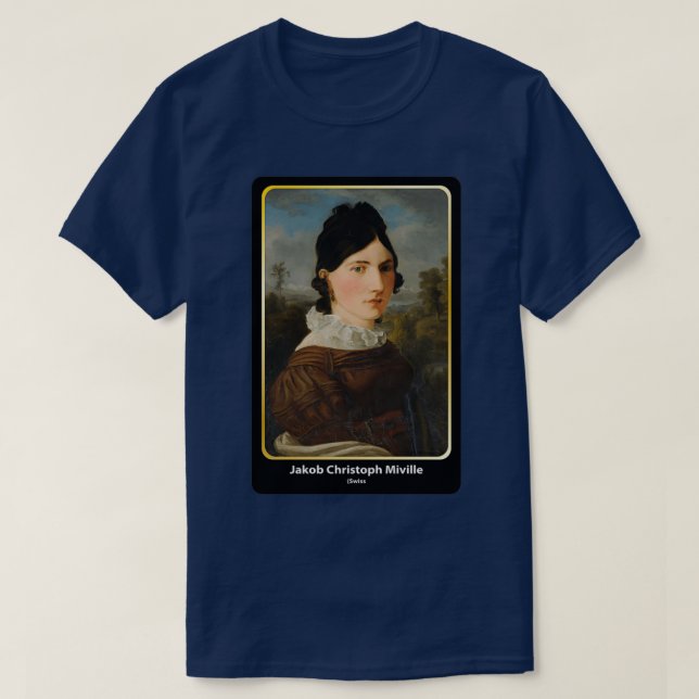 Jakob Christoph Miville Schweizer klassische Kunst T-Shirt (Design vorne)