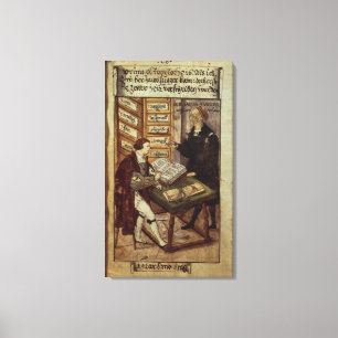 Jakob Fugger in seinem Büro, 1518 Leinwanddruck