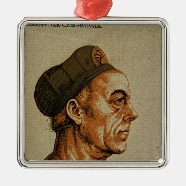 Jakob Fugger Ornament Aus Metall (Vorne)