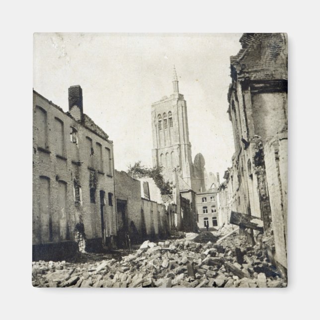 Jakob's Church, Ypres, Juni 1915 Magnet (Vorne)