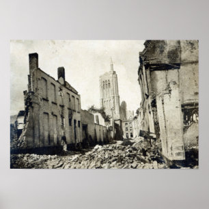 Jakob's Church, Ypres, Juni 1915 Poster