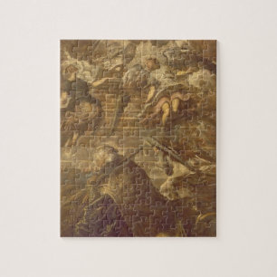 Jakobs Leiter (Öl auf Leinwand) Puzzle