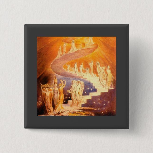 Jakobs Traum von William Blake  Button (Vorderseite)