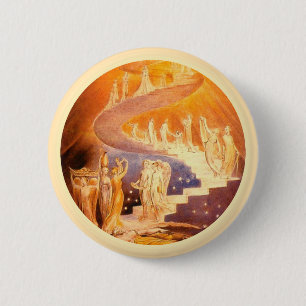 Jakobs Traum von William Blake Button