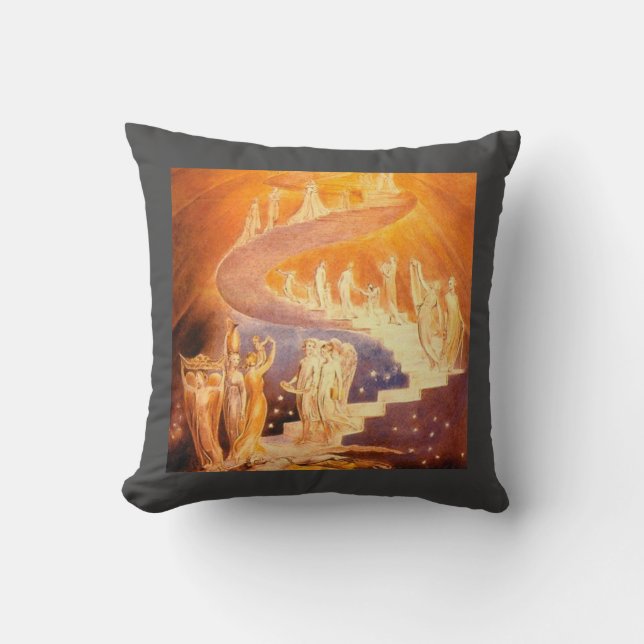 Jakobs Traum von William Blake Kissen (Vorderseite)