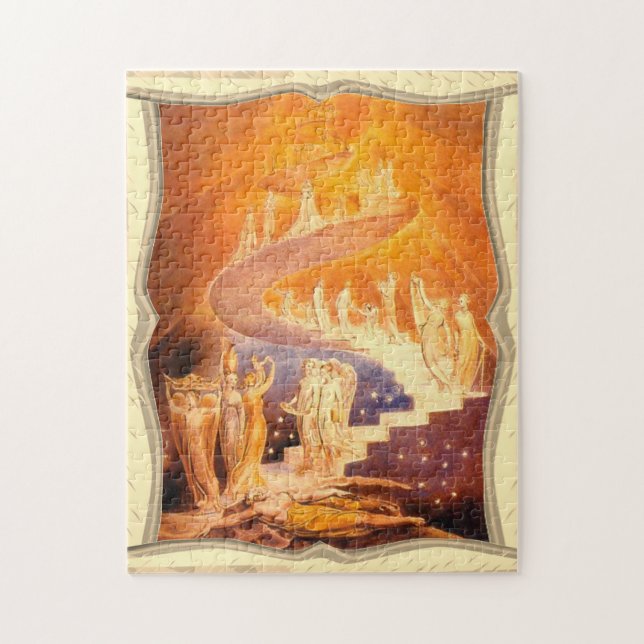 Jakob's Traum von William Blake Puzzle (Vertikal)