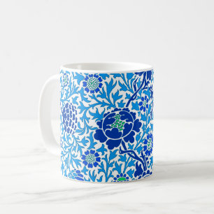 Jakobsblume , Marine und Cerulean Blue Kaffeetasse