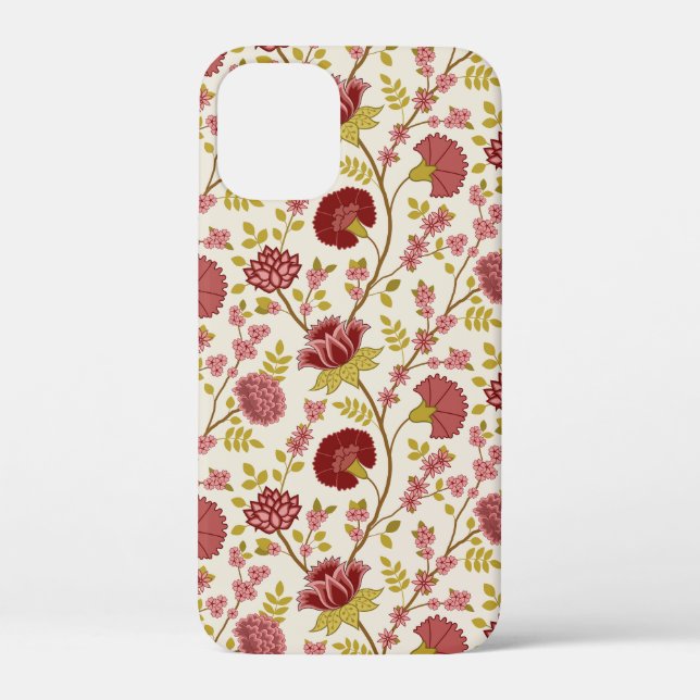 Jakobsbraun Muster Reds Pinks Gold Creme Case-Mate iPhone Hülle (Rückseite)