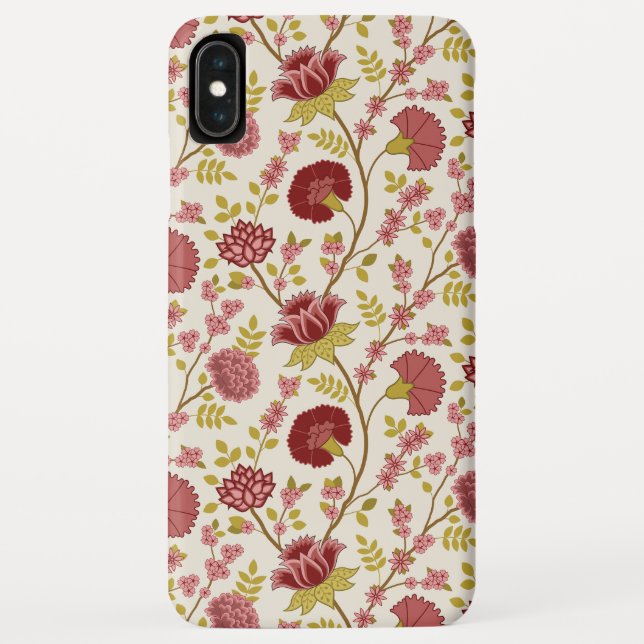 Jakobsbraun Muster Reds Pinks Gold Creme Case-Mate iPhone Hülle (Rückseite)