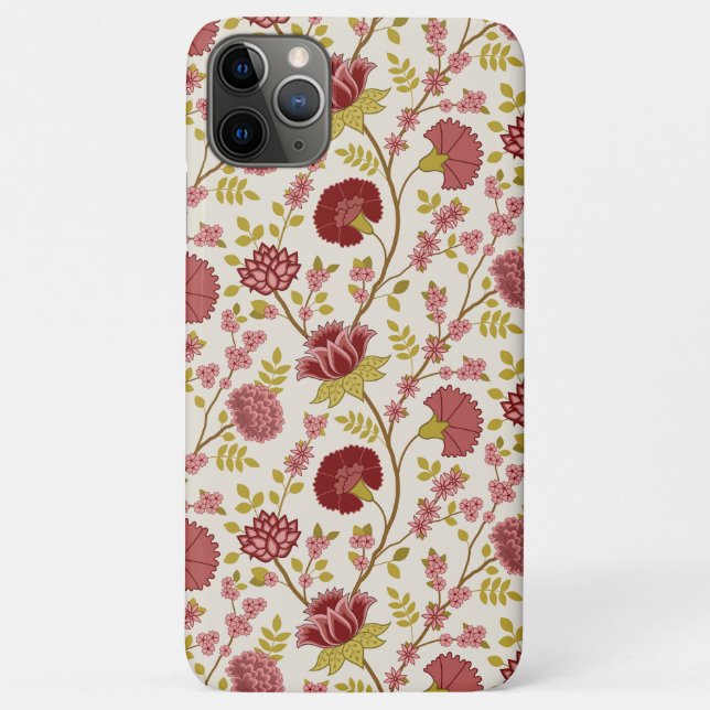 Jakobsbraun Muster Reds Pinks Gold Creme Case-Mate iPhone Hülle (Rückseite)