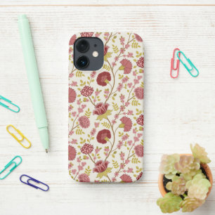 Jakobsbraun Muster Reds Pinks Gold Creme iPhone 12 Mini Hülle