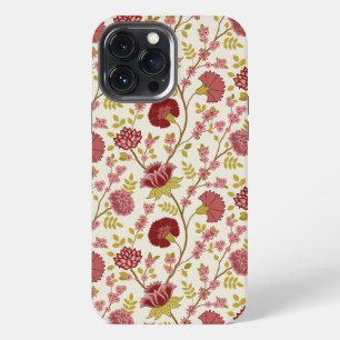 Jakobsbraun Muster Reds Pinks Gold Creme iPhone 13 Pro Max Hülle