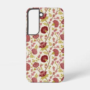 Jakobsbraun Muster Reds Pinks Gold Creme Samsung Galaxy Hülle