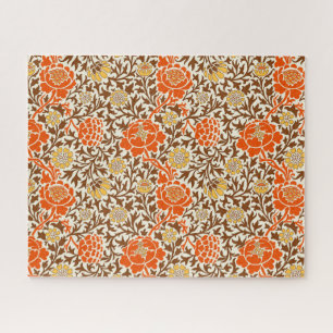 Jakobserblume, Orange, Brown und Senf Gold Puzzle