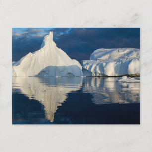 Jakobshavn Glacier Disko Bay Ilulissat, Grönland Postkarte