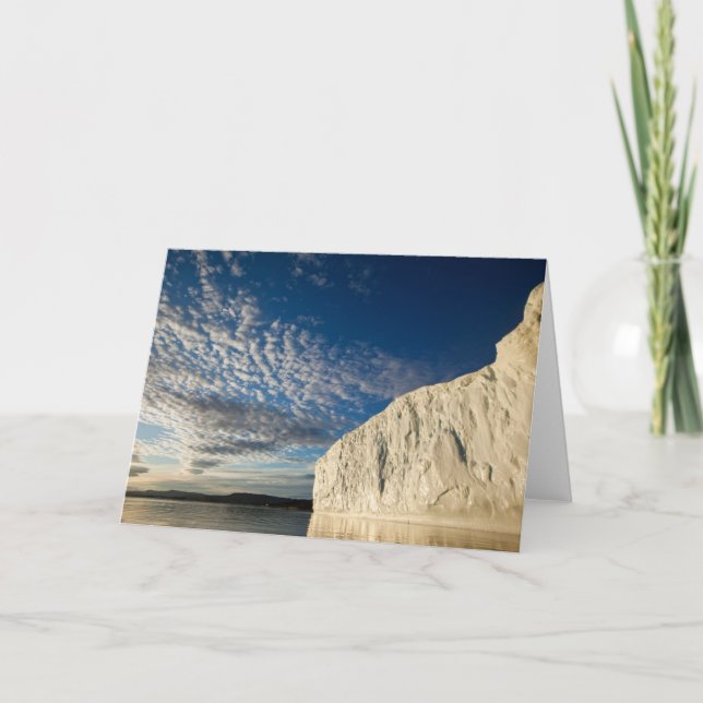 Jakobshavn Glacier in Disko Bay Karte (Vorderseite)