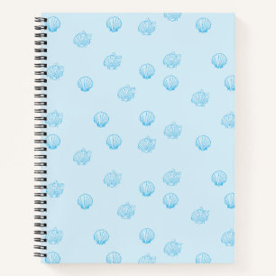 Jakobsmuscheln Umriss Minimalismus Notizbuch