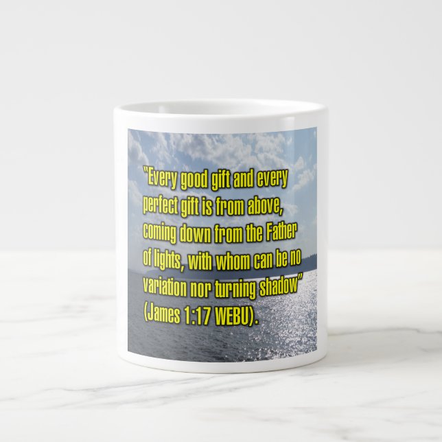 Jakobus 1:17 WEBU Tasse (Vorderseite)