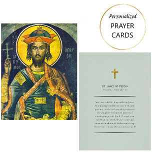 Jakobus von Persien Orthodoxe Christliche Gebetska Platzkarte