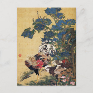 Jakuchu, Art Postkarten