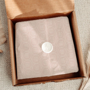 JALAINE Moderne Blush-Logo-Verpackung Seidenpapier
