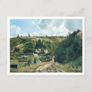 Jalais Hill, Pontoise (1867), Camille Pissarro Postkarte
