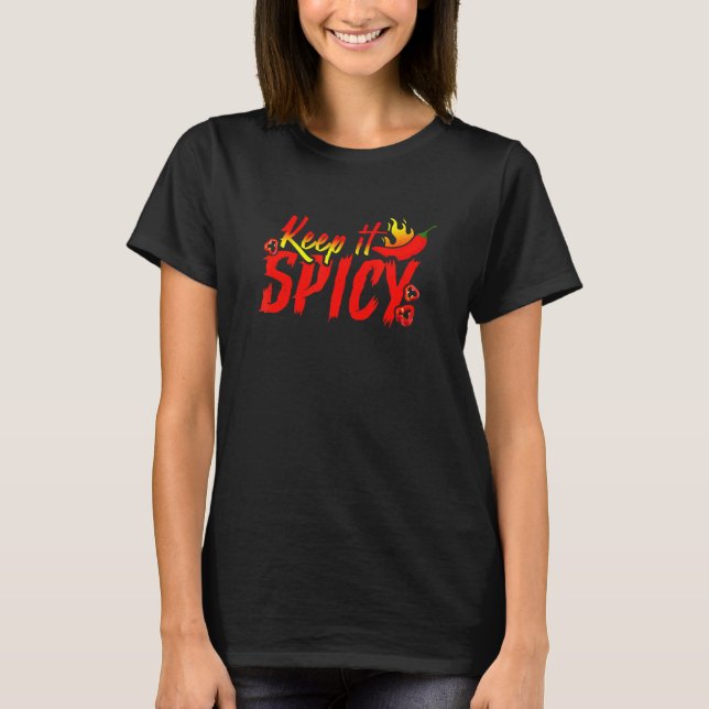 Jalapeno Keep It Spicy Mexican Chili Cinco De Mayo T-Shirt (Vorderseite)