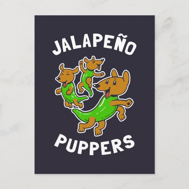 Jalapeño Puppers Postkarte (Vorderseite)
