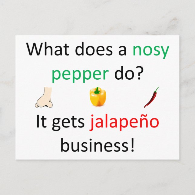 Jalapeño redone postkarte (Vorderseite)