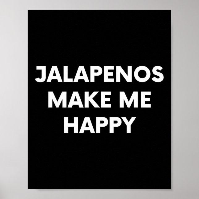 Jalapenos Funny Cinco De Mayo Spaß Mexicanisches E Poster (Vorne)
