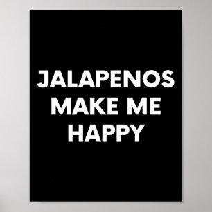 Jalapenos Lustiger Cinco De Mayo Humor Mexikanisch Poster