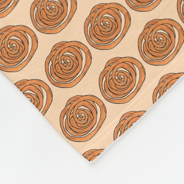 Jalebi South Asian Mithai Sweet Snack Food Fleecedecke (Ecke)