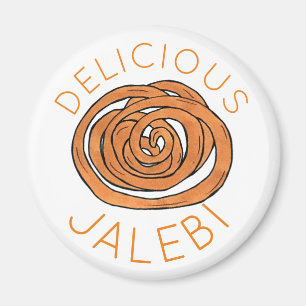 Jalebi Südasiatischer Süß des Nahen Ostens Magnet