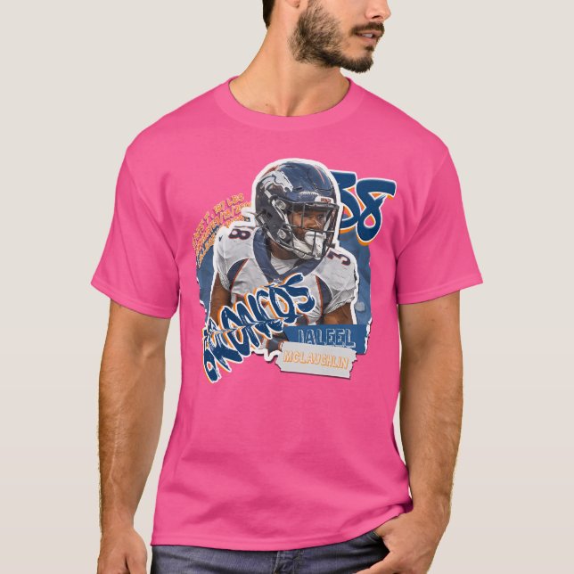 Jaleel Mclaughlin Football Shirt Tapestry (Vorderseite)