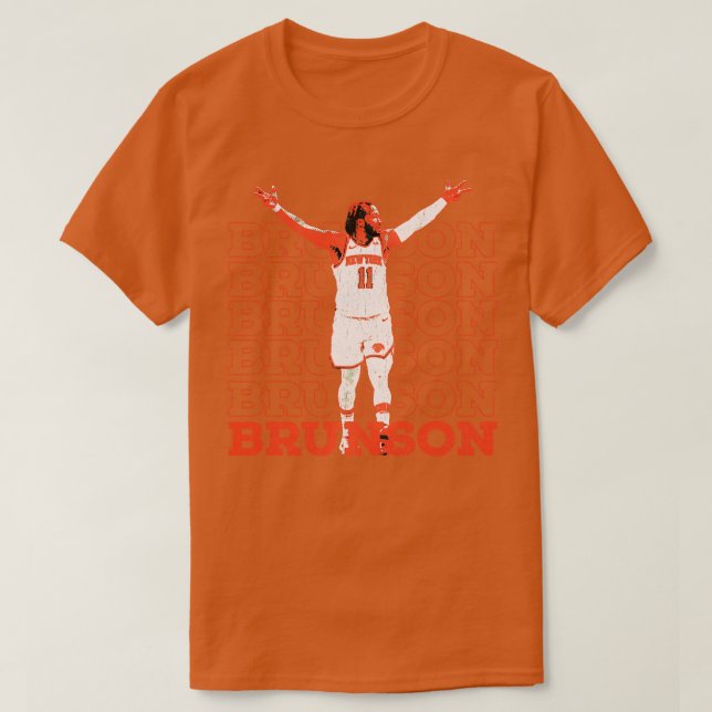jalen brunson Vintag grunge TShirt (Design vorne)