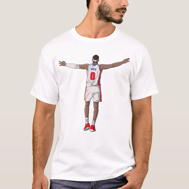 Jalen Duren - Detroit Basketball T-Shirt (Vorderseite)
