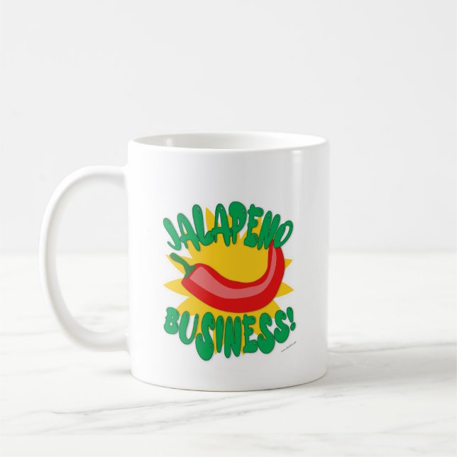 Jalepeno Business Phantastisch Hot Pepper Spaß Kaffeetasse (Links)