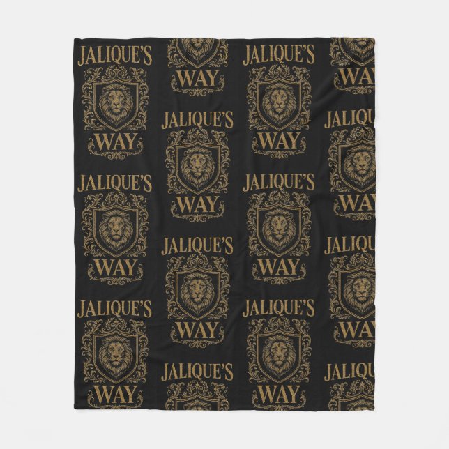 Jalique's Way Pride Heritage-Decke Fleecedecke (Vorderseite)