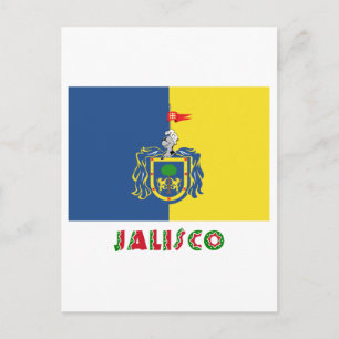 Jalisco Flag Postkarte