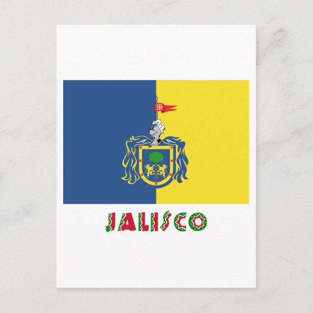 Jalisco Flag Postkarte (Vorderseite)