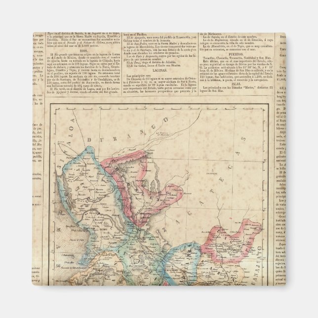 Jalisco, Mexiko 2 Magnet (Vorne)