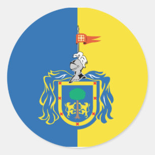 Jalisco, Mexiko Runder Aufkleber